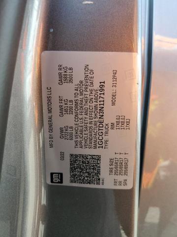 1GCGTDEN3N1171991 - 2022 CHEVROLET COLORADO Z71 GRAY photo 12