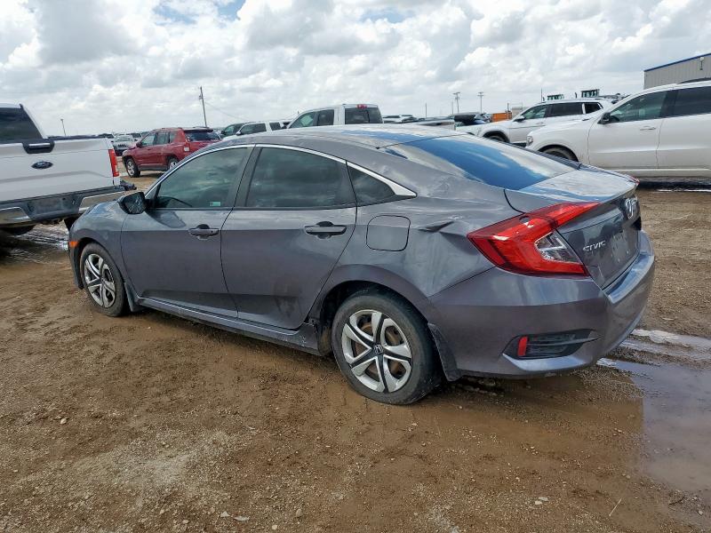 19XFC2F52JE042470 - 2018 HONDA CIVIC LX GRAY photo 2