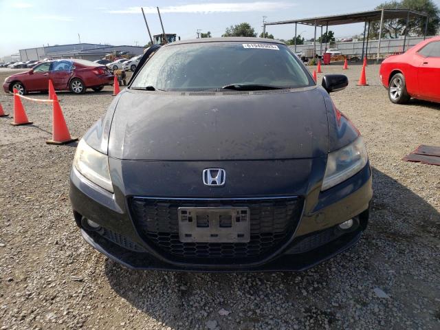 JHMZF1D68FS003704 - 2015 HONDA CR-Z EX BLACK photo 5