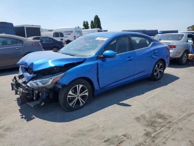 3N1AB8CV0LY262280 - 2020 NISSAN SENTRA SV BLUE photo 1