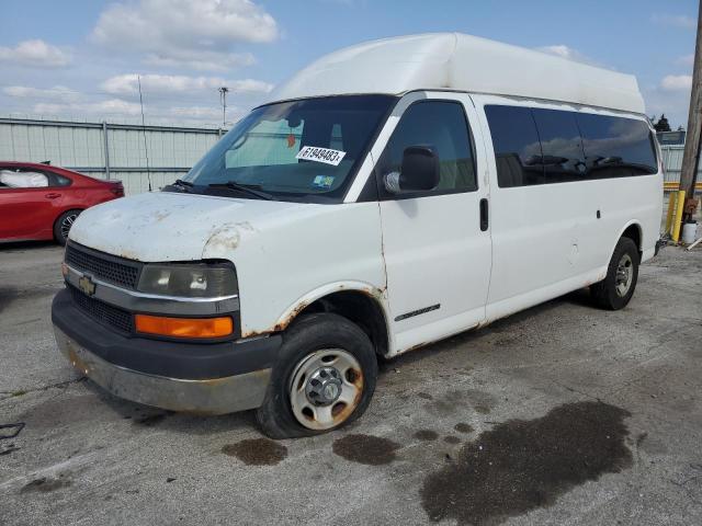 1GB2G1DG2A1149978 - 2010 CHEVROLET EXPRESS G3 LT WHITE photo 1