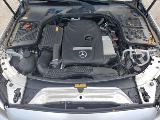 55SWF4KBXFU020876 - 2015 MERCEDES-BENZ C 300 4MATIC SILVER photo 11