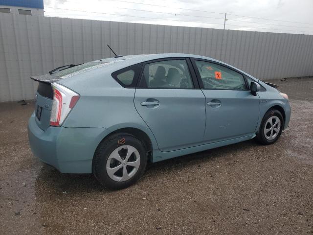 JTDKN3DU8C5381080 - 2012 TOYOTA PRIUS BLUE photo 3