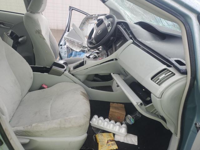 JTDKN3DU8C5381080 - 2012 TOYOTA PRIUS BLUE photo 7