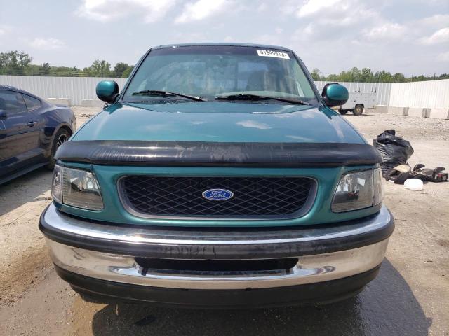 1FTDX1761VND10259 - 1997 FORD F150 GREEN photo 5