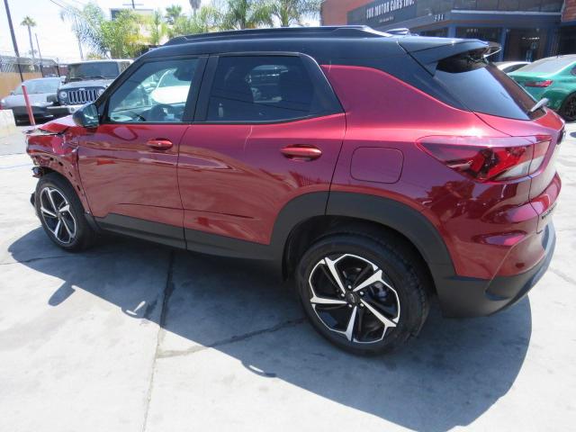 KL79MTSL5PB125480 - 2023 CHEVROLET TRAILBLAZE RS RED photo 4