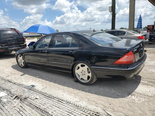 WDBNG76J35A441034 - 2005 MERCEDES-BENZ S 600 BLACK photo 2