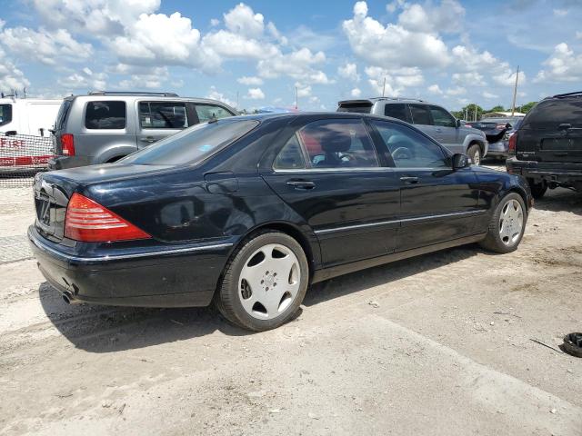 WDBNG76J35A441034 - 2005 MERCEDES-BENZ S 600 BLACK photo 3