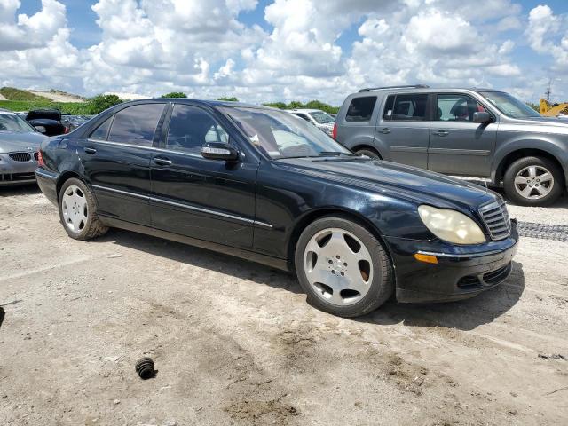 WDBNG76J35A441034 - 2005 MERCEDES-BENZ S 600 BLACK photo 4