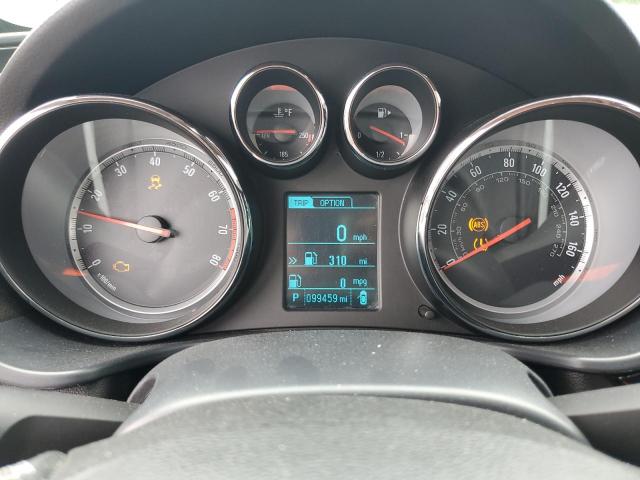 2G4GV5GVXD9158626 - 2013 BUICK REGAL GS SILVER photo 9