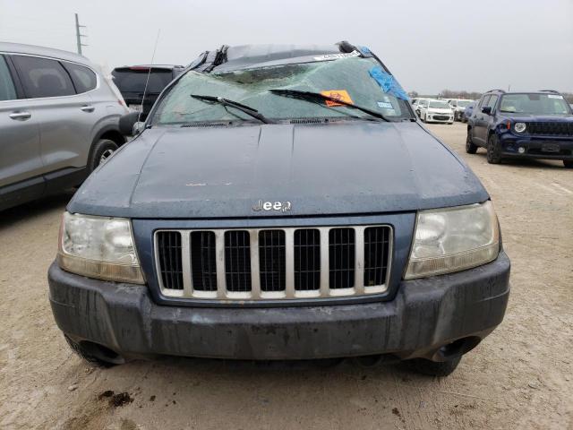 1J4GX48S94C112334 - 2004 JEEP GRAND CHER LAREDO GRAY photo 5