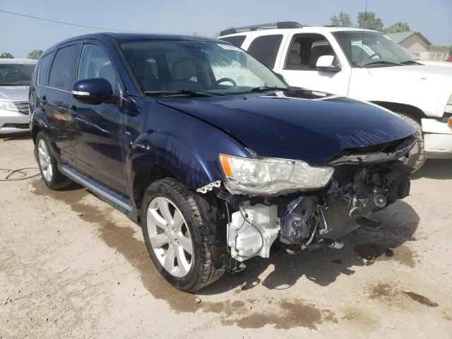 JA4JT5AX7CU003683 - 2012 MITSUBISHI OUTLANDER GT BLUE photo 4