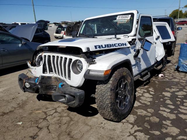 1C4JJXR65MW705140 - 2021 JEEP WRANGLER RUBICON 4XE TWO TONE photo 2