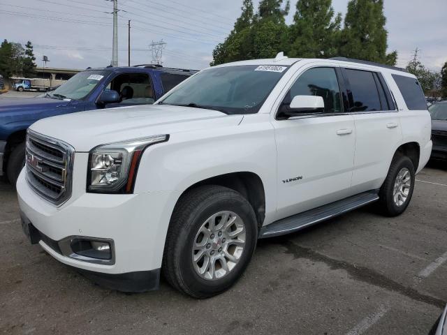 1GKS2BKC1KR166925 - 2019 GMC YUKON SLT WHITE photo 1