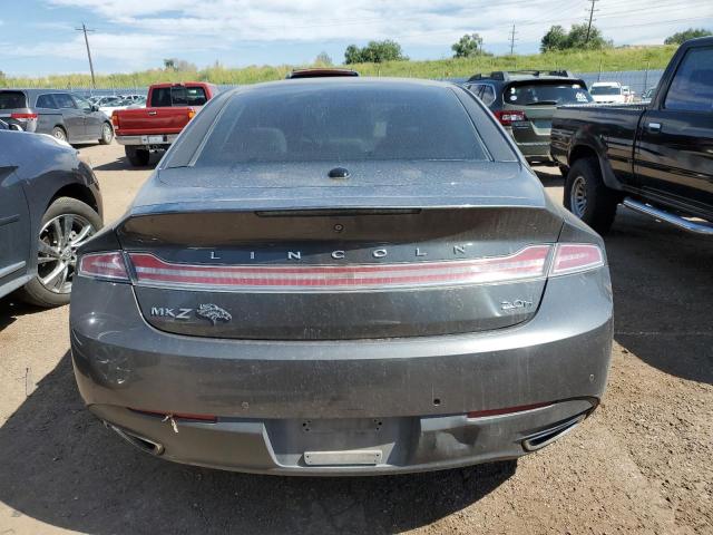 3LN6L2LU5FR607849 - 2015 LINCOLN MKZ HYBRID GRAY photo 6