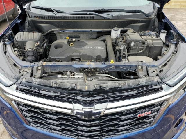 3GNAXMEV2NS237611 - 2022 CHEVROLET EQUINOX RS BLUE photo 12