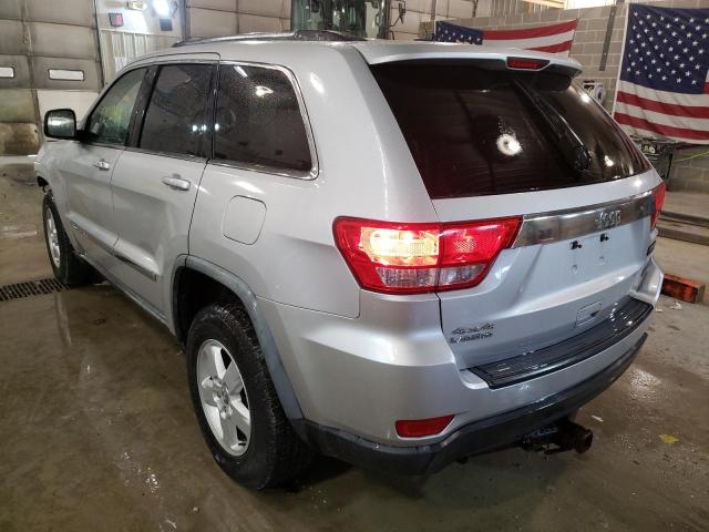 1J4RR4GGXBC734678 - 2011 JEEP GRAND CHER LAREDO Plata foto 3