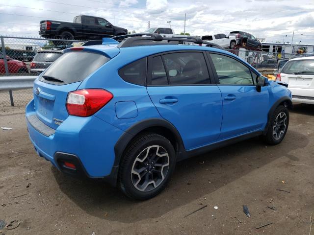 JF2GPADC6HH275648 - 2017 SUBARU CROSSTREK PREMIUM BLUE photo 3