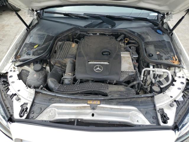 WDDWK4JB2JF702417 - 2018 MERCEDES-BENZ C 300 WHITE photo 11