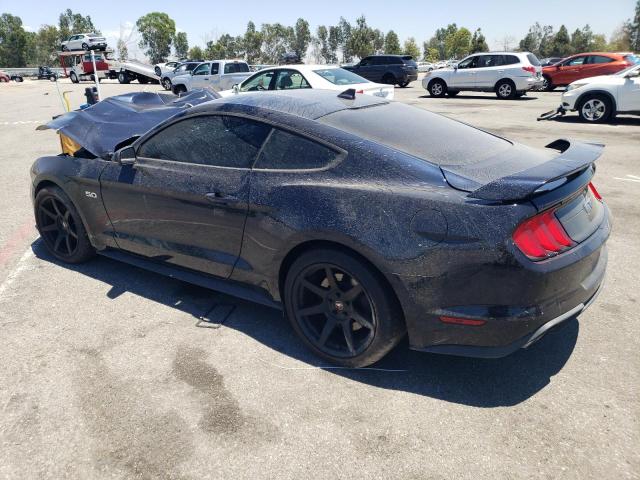 1FA6P8CF8M5107459 - 2021 FORD MUSTANG GT BLUE photo 2