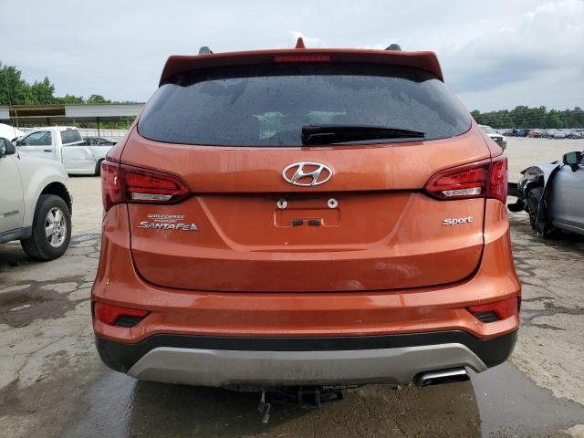 5XYZT3LBXHG488909 - 2017 HYUNDAI SANTA FE S ORANGE photo 6