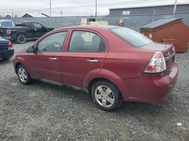 3G1TB5DGXBL100214 - 2011 CHEVROLET AVEO LS 红色 照片 2