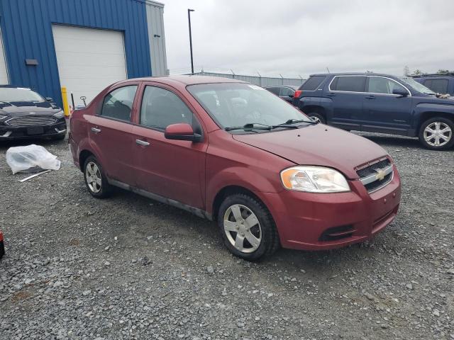 3G1TB5DGXBL100214 - 2011 CHEVROLET AVEO LS 红色 照片 4