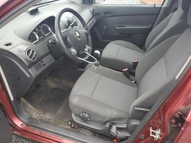 3G1TB5DGXBL100214 - 2011 CHEVROLET AVEO LS 红色 照片 7