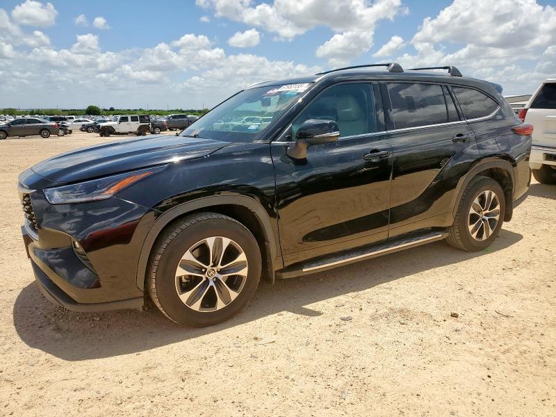 5TDGZRAH5MS537284 - 2021 TOYOTA HIGHLANDER XLE Սև լուսանկար 1