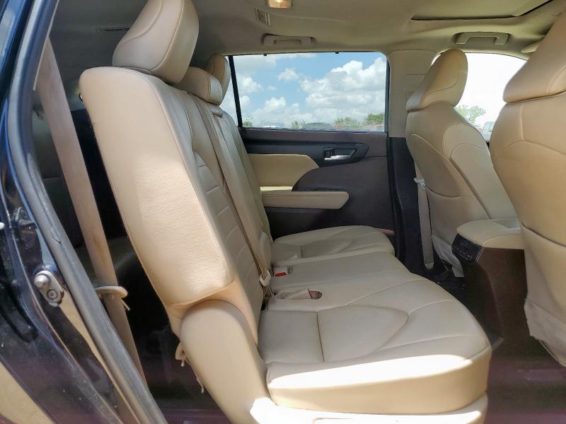 5TDGZRAH5MS537284 - 2021 TOYOTA HIGHLANDER XLE Սև լուսանկար 11