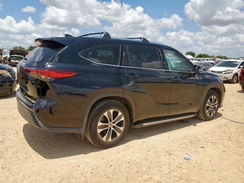 5TDGZRAH5MS537284 - 2021 TOYOTA HIGHLANDER XLE Սև լուսանկար 3