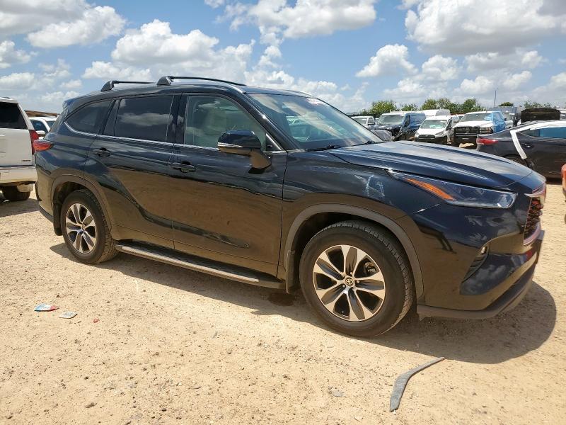 5TDGZRAH5MS537284 - 2021 TOYOTA HIGHLANDER XLE Սև լուսանկար 4