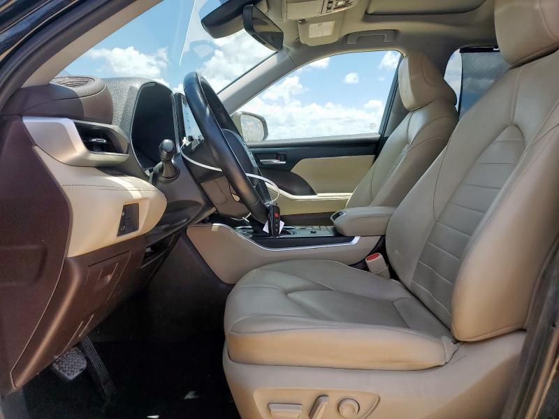 5TDGZRAH5MS537284 - 2021 TOYOTA HIGHLANDER XLE Սև լուսանկար 7