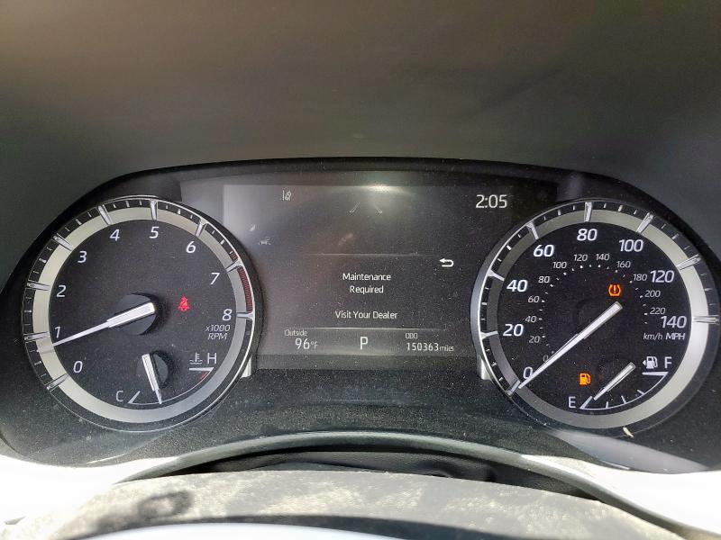 5TDGZRAH5MS537284 - 2021 TOYOTA HIGHLANDER XLE Սև լուսանկար 9