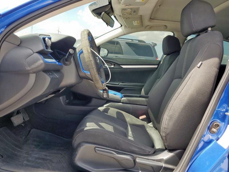 19XFC2F89HE016260 - 2017 HONDA CIVIC EX BLUE photo 7