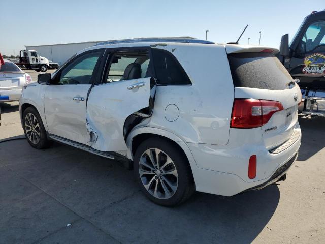 5XYKW4A79EG453481 - 2014 KIA SORENTO SX WHITE photo 2