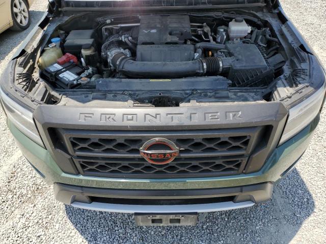 1N6ED1EK7NN611032 - 2022 NISSAN FRONTIER S GREEN photo 11