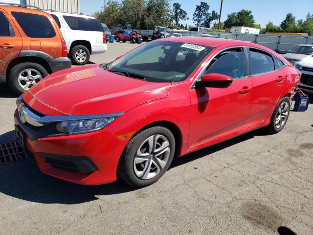 2HGFC2F55HH510000 - 2017 HONDA CIVIC LX RED photo 1