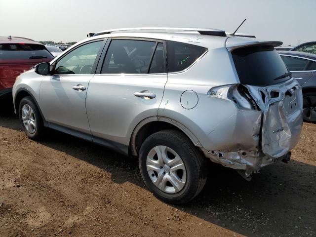 JTMZFREV6D5004657 - 2013 TOYOTA RAV4 LE SILVER photo 2