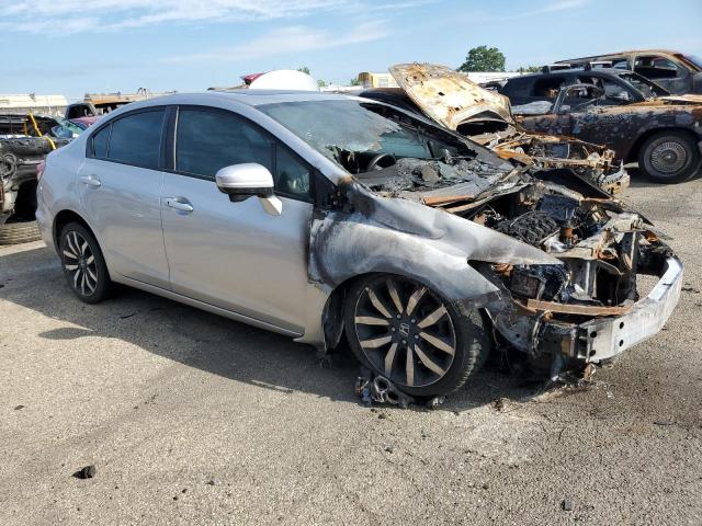 19XFB2F96FE048186 - 2015 HONDA CIVIC EXL 灰色 照片 4