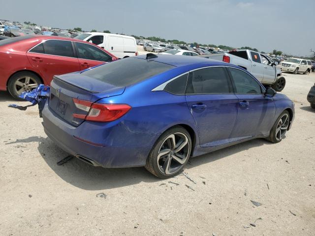 1HGCV1F32NA089918 - 2022 HONDA ACCORD SPORT BLUE photo 3