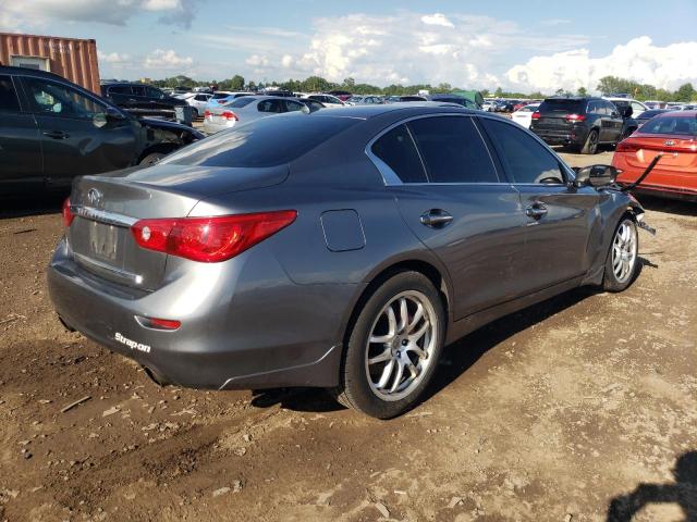 JN1BV7AR2FM391799 - 2015 INFINITI Q50 BASE GRAY photo 3