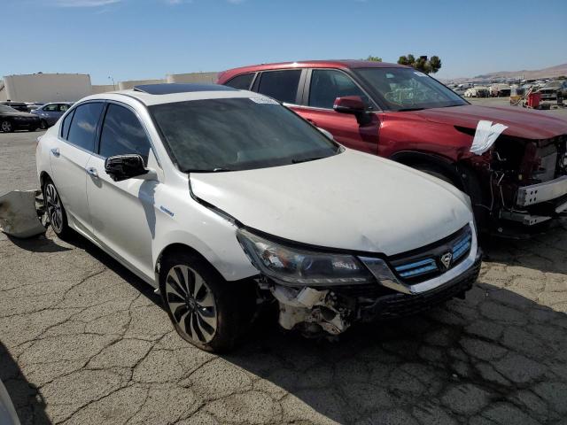 1HGCR6F58FA010899 - 2015 HONDA ACCORD HYBRID EXL WHITE photo 4