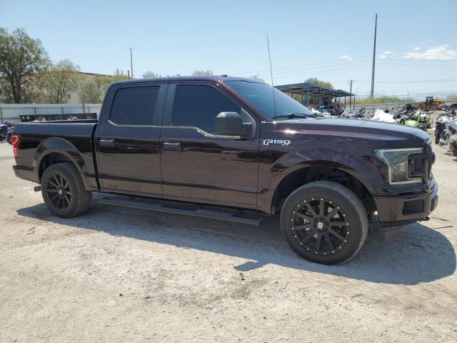 1FTEW1EP0JKC09261 - 2018 FORD F150 SUPERCREW BURGUNDY photo 4