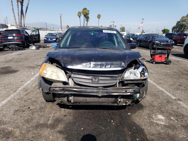 JHMES26752S002414 - 2002 HONDA CIVIC EX BLACK photo 5