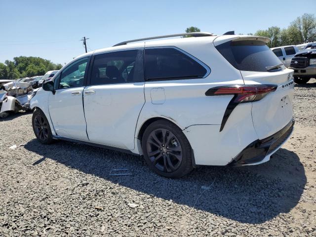 5TDDRKEC2MS014989 - 2021 TOYOTA SIENNA XSE WHITE photo 2