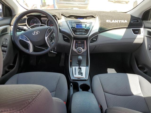 KMHDH4AE0DU803834 - 2013 HYUNDAI ELANTRA GLS BLUE photo 8