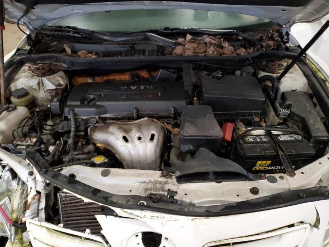 4T1BE46K87U556646 - 2007 TOYOTA CAMRY CE WHITE photo 11