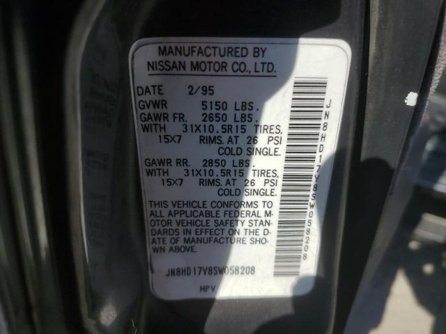 JN8HD17Y8SW058208 - 1995 NISSAN PATHFINDER LE 灰色 照片 12