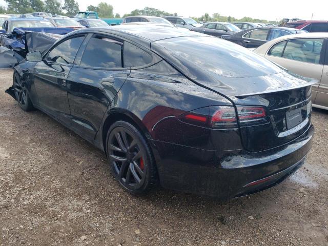5YJSA1E69PF511906 - 2023 TESLA MODEL S أسود صورة 2
